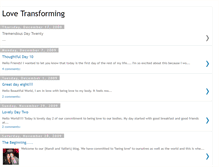 Tablet Screenshot of lovetransforming.blogspot.com