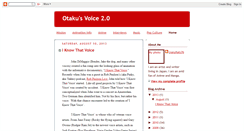 Desktop Screenshot of otakuvoice2.blogspot.com