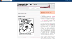 Desktop Screenshot of marmadukecanvote.blogspot.com