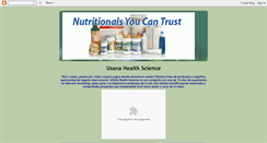 Desktop Screenshot of mi-usana.blogspot.com