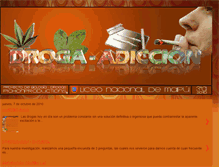 Tablet Screenshot of la-droga-adiccion.blogspot.com