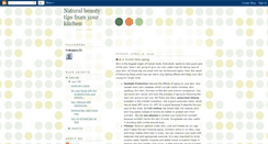 Desktop Screenshot of getbeautifulnaturally.blogspot.com