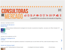 Tablet Screenshot of consultorasdemercado.blogspot.com