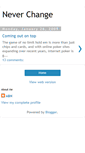 Mobile Screenshot of nevereverchange.blogspot.com