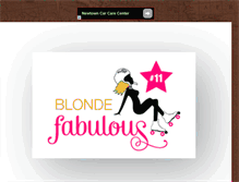 Tablet Screenshot of blondefabulocity.blogspot.com