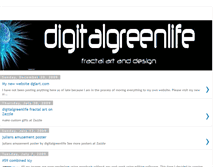 Tablet Screenshot of digitalgreenlife.blogspot.com