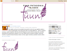 Tablet Screenshot of fuuntejidospatagonicos.blogspot.com