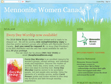 Tablet Screenshot of mennowomencanada.blogspot.com