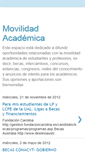 Mobile Screenshot of movilidadacademica.blogspot.com