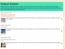 Tablet Screenshot of museumexplorer.blogspot.com