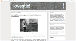 Desktop Screenshot of kwestiepuntnet.blogspot.com