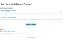 Tablet Screenshot of joshomeandgardenproducts.blogspot.com