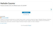 Tablet Screenshot of nathaliecaceresprod.blogspot.com