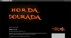 Desktop Screenshot of hordadourada.blogspot.com