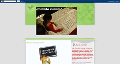 Desktop Screenshot of cuanto-cuento.blogspot.com