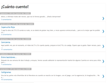 Tablet Screenshot of cuanto-cuento.blogspot.com