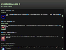 Tablet Screenshot of meditacion-para-ti.blogspot.com