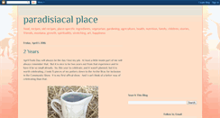 Desktop Screenshot of paradisiacalplace.blogspot.com