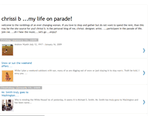 Tablet Screenshot of chrissibee.blogspot.com