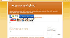 Desktop Screenshot of panduan-megamoneyhybrid.blogspot.com