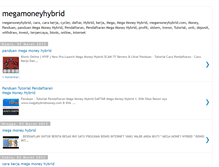 Tablet Screenshot of panduan-megamoneyhybrid.blogspot.com