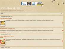 Tablet Screenshot of myhaitiankitchen.blogspot.com