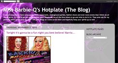 Desktop Screenshot of missbarbieqshotplate.blogspot.com