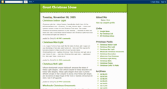 Desktop Screenshot of great-christmas-ideas.blogspot.com