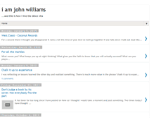 Tablet Screenshot of iamjohnwilliams.blogspot.com