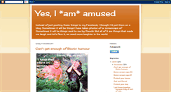 Desktop Screenshot of i-am-amused.blogspot.com