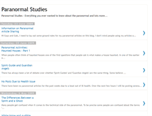 Tablet Screenshot of metaphysicalstudies-paranormalstudies.blogspot.com