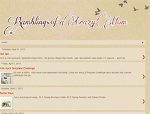 Tablet Screenshot of kilikisramblings.blogspot.com