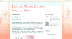 Desktop Screenshot of lipstick-gourmandises.blogspot.com