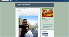 Desktop Screenshot of beansandlinguica.blogspot.com