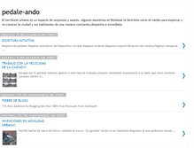 Tablet Screenshot of pedale-ando.blogspot.com