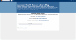 Desktop Screenshot of jamesonhealthsystemlibrarycme.blogspot.com