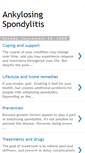 Mobile Screenshot of ankylosingspondylitisblog.blogspot.com