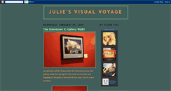 Desktop Screenshot of juliesvisualvoyage.blogspot.com