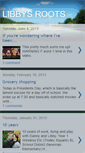 Mobile Screenshot of libbysroots.blogspot.com
