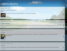 Tablet Screenshot of libbysroots.blogspot.com