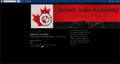 Desktop Screenshot of annexjudoacademy.blogspot.com