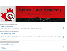 Tablet Screenshot of annexjudoacademy.blogspot.com