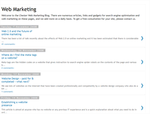 Tablet Screenshot of chesterwebmarketing.blogspot.com