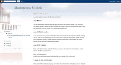 Desktop Screenshot of masterclass-models.blogspot.com