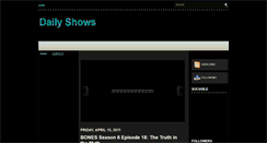 Desktop Screenshot of dailytopshows.blogspot.com