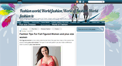 Desktop Screenshot of fashionworlda.blogspot.com
