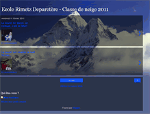 Tablet Screenshot of pav-classedeneige2011.blogspot.com