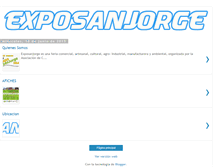 Tablet Screenshot of exposanjorge.blogspot.com