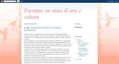 Desktop Screenshot of paestummareartecultura.blogspot.com