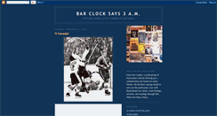 Desktop Screenshot of barclocksays3am.blogspot.com